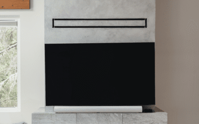 Emerald Fireplace • Venetian Plaster