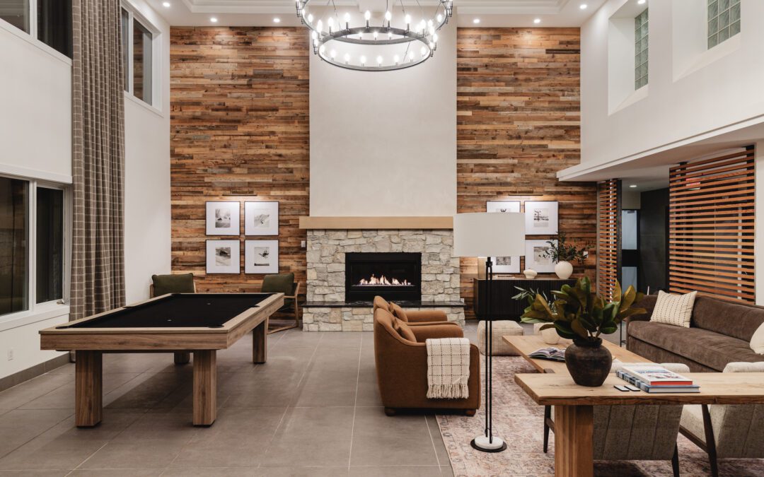Twin Peak • Fireplace Plaster